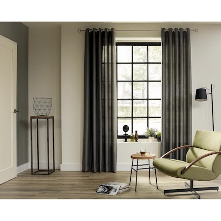 Kd Mueble 20 mm 63 in. Intensions Single Curtain Rod Kit, Brushed Nickel KD3038157